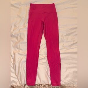 Lululemon Sonic Pink Align Leggings size 6 28in